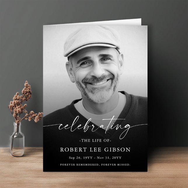 Obituary Order of Service Funeral Memorial Service Programme (Creator Uploaded)