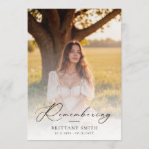 Obituary Order of Service Memorial Funeral