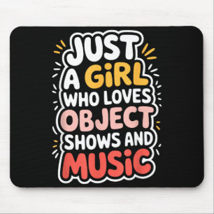 Object shows _ funny object shows and music kids mouse mat