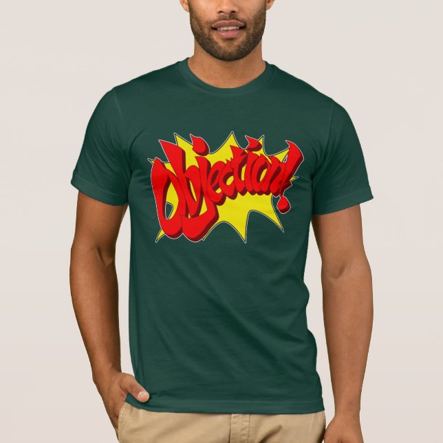 Objection Green T-Shirt (Front)