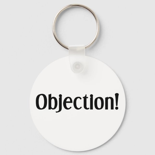 Objection Key Ring (Front)
