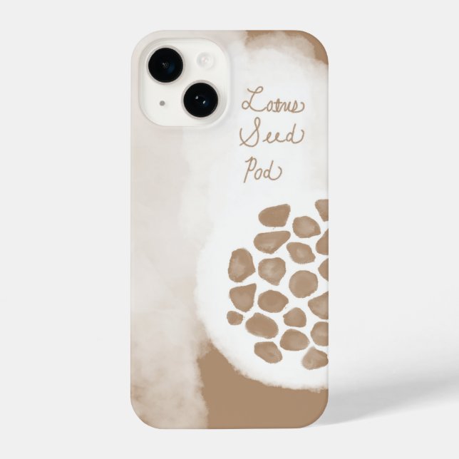 objet_11_lotus seed pod iPhone case (Back)