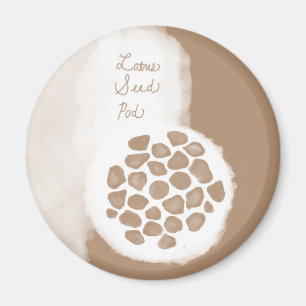objet_11_lotus seed pod magnet