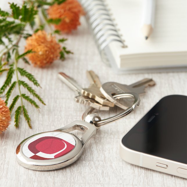objet_12_trio metal key ring (Side)