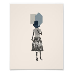 objet_14_une femme_1 photo print