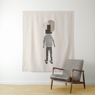 objet_15_un homme_1 L_size tapestry