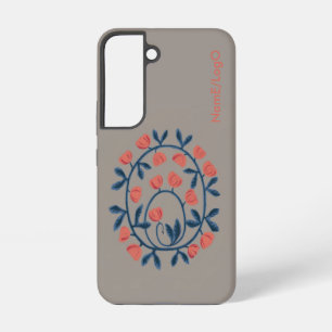 objet_17_a swan in flowers samsung galaxy case