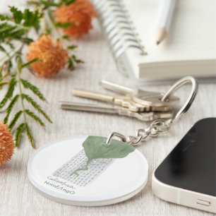 objet_1_calathea acrylic key ring