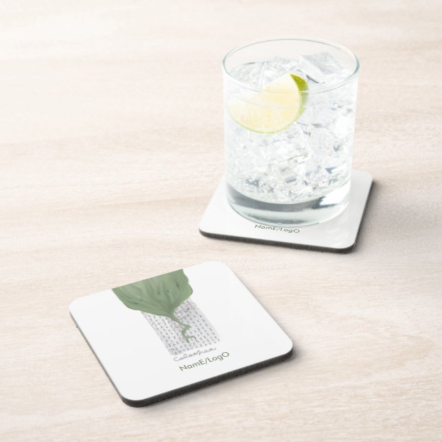 objet_1_calathea hard plastic coaster (Right Side)