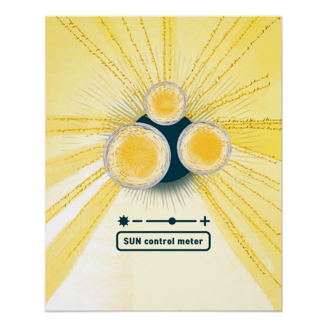 objet_3_sun control metre glossy poster (Front)