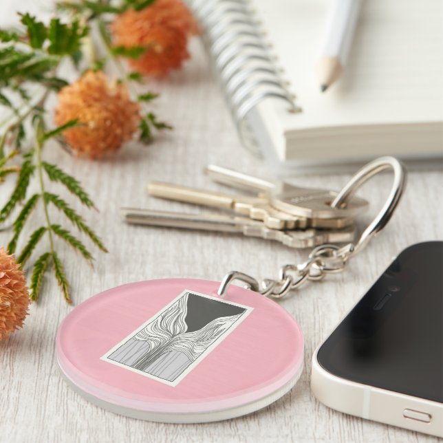 objet_6_outside scenery acrylic key ring (Front Right)