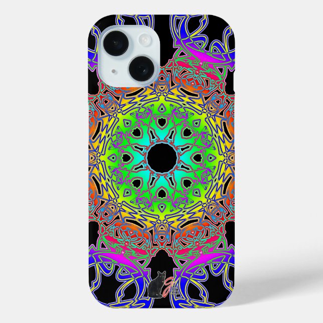 Objet d’art Spectra Glyph Case-Mate iPhone Case (Back)