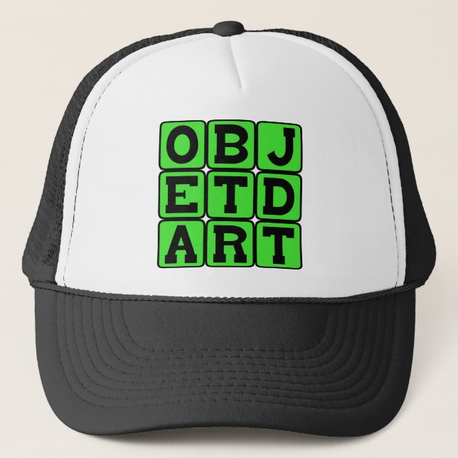 Objet d'Art, Art Object Trucker Hat (Front)