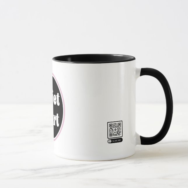 Objet D'Art Logo: Scannable QR Code Mug (Right)