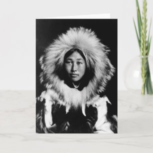 Obleka, an Eskimo woman, 1907 Card