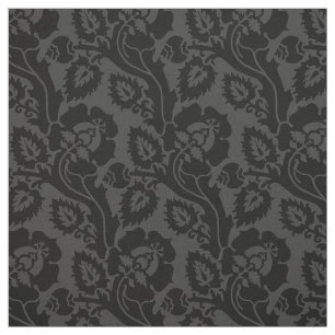 Oblique Floral, Anthracite Fabric
