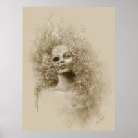 Oblivion Macabre Fantasy Art Poster