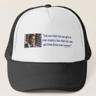 Obmana Ask what you can get from your country Trucker Hat