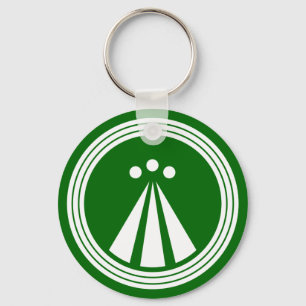 OBOD Symbol on Blk Key Ring