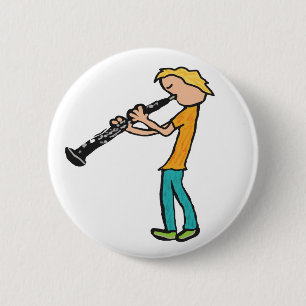 Oboe 6 Cm Round Badge