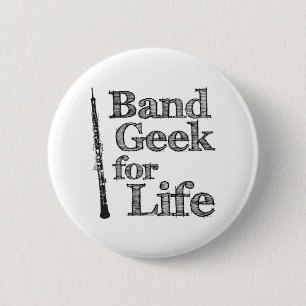 Oboe Band Geek 6 Cm Round Badge