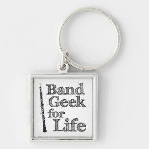 Oboe Band Geek Key Ring
