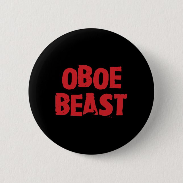 Oboe Beast Button (Front)