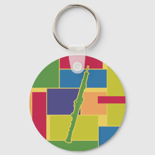 Oboe Colorblocks Keychain