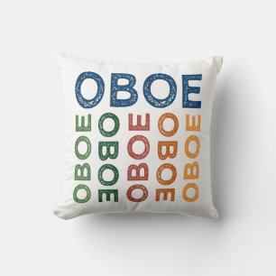 Oboe Colourful Cushion