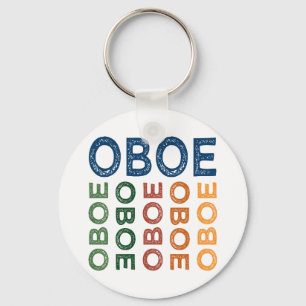 Oboe Colourful Key Ring