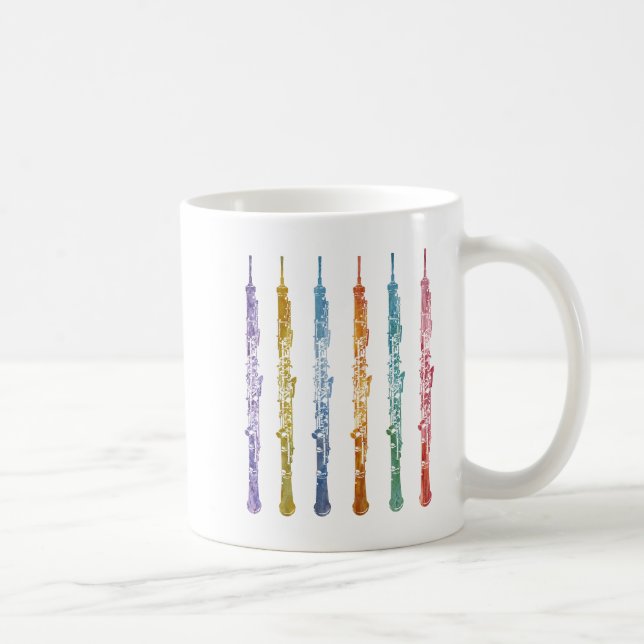 Oboe Crayons Coffee Mug (Right)