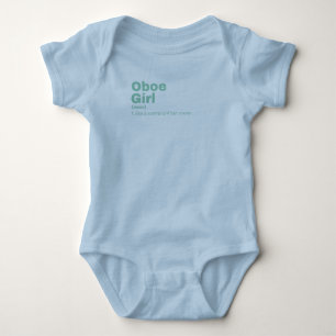 Oboe  Girl - Oboe  Baby Bodysuit