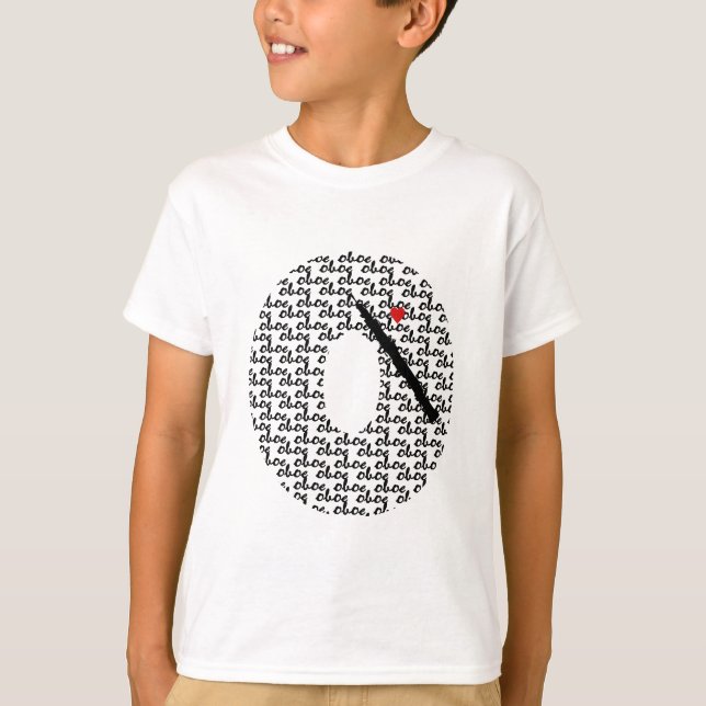 Oboe Letter O T-Shirt (Front)