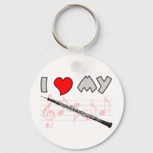 Oboe Love Key Ring