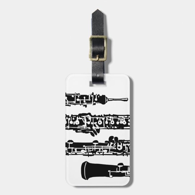 Oboe Luggage Tag (Front Vertical)