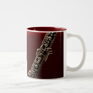 Oboe musical instrument Two-Tone coffee mug