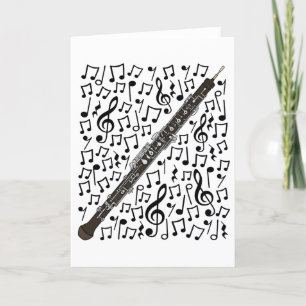 Oboe Musical Notes Woodwind Music Teacher