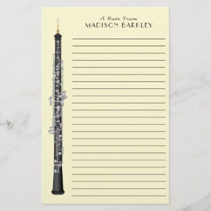 Oboe Musician Music Teacher Stationery