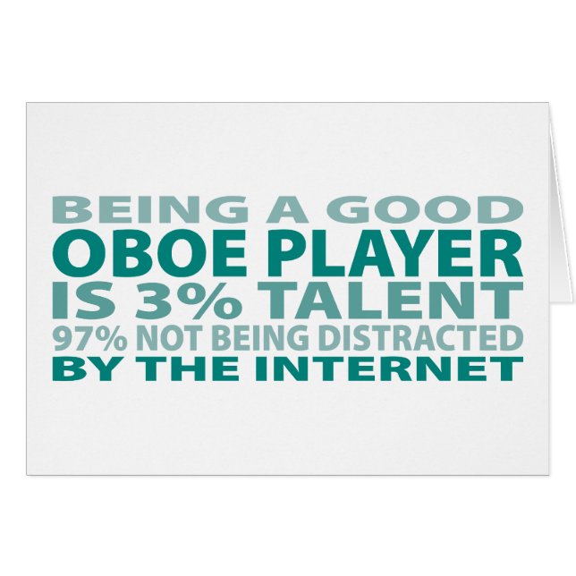 Oboe Player 3% Talent (Front Horizontal)