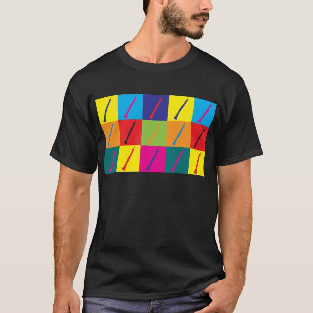 Oboe Pop Art T-Shirt (Front)