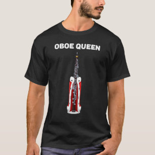 Oboe Queen Girls Oboe Tshirt Womens Oboist Oboe