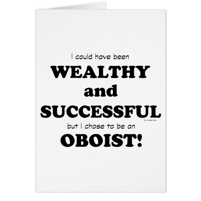 Oboe Wealthy & Successful (Front)