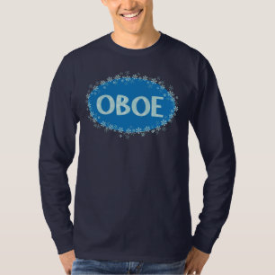 Oboe Winter Snowflakes T-Shirt