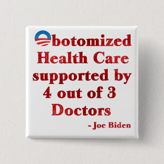 Obotomized Healthcare 15 Cm Square Badge