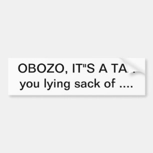 obozo bumper sticker