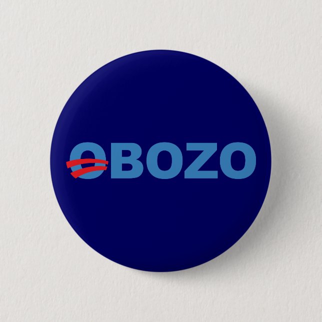 Obozo Obama 6 Cm Round Badge (Front)
