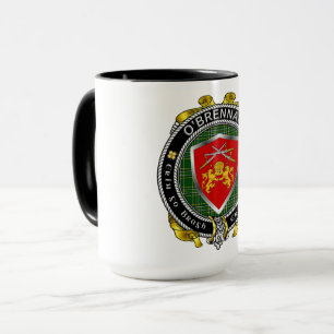 O'Brennan Irish Shield Badge  Mug