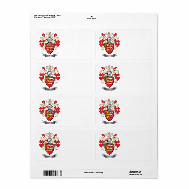 O'Brien Coat of Arms (Full Sheet)