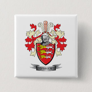 O'Brien Coat of Arms 15 Cm Square Badge