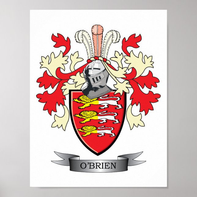 O'Brien Coat of Arms Poster (Front)